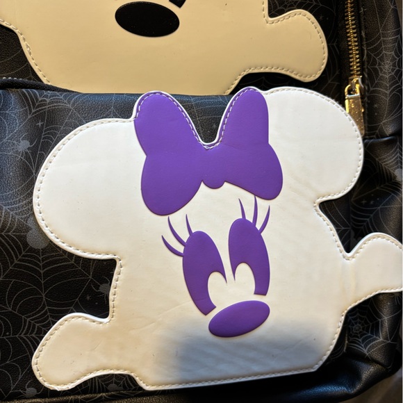 ✨Last Chance✨ 💜🖤Spooky Disney Mickey & Minnie backpack!🖤💜 - Picture 3 of 6